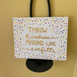 Hand painted canvas art